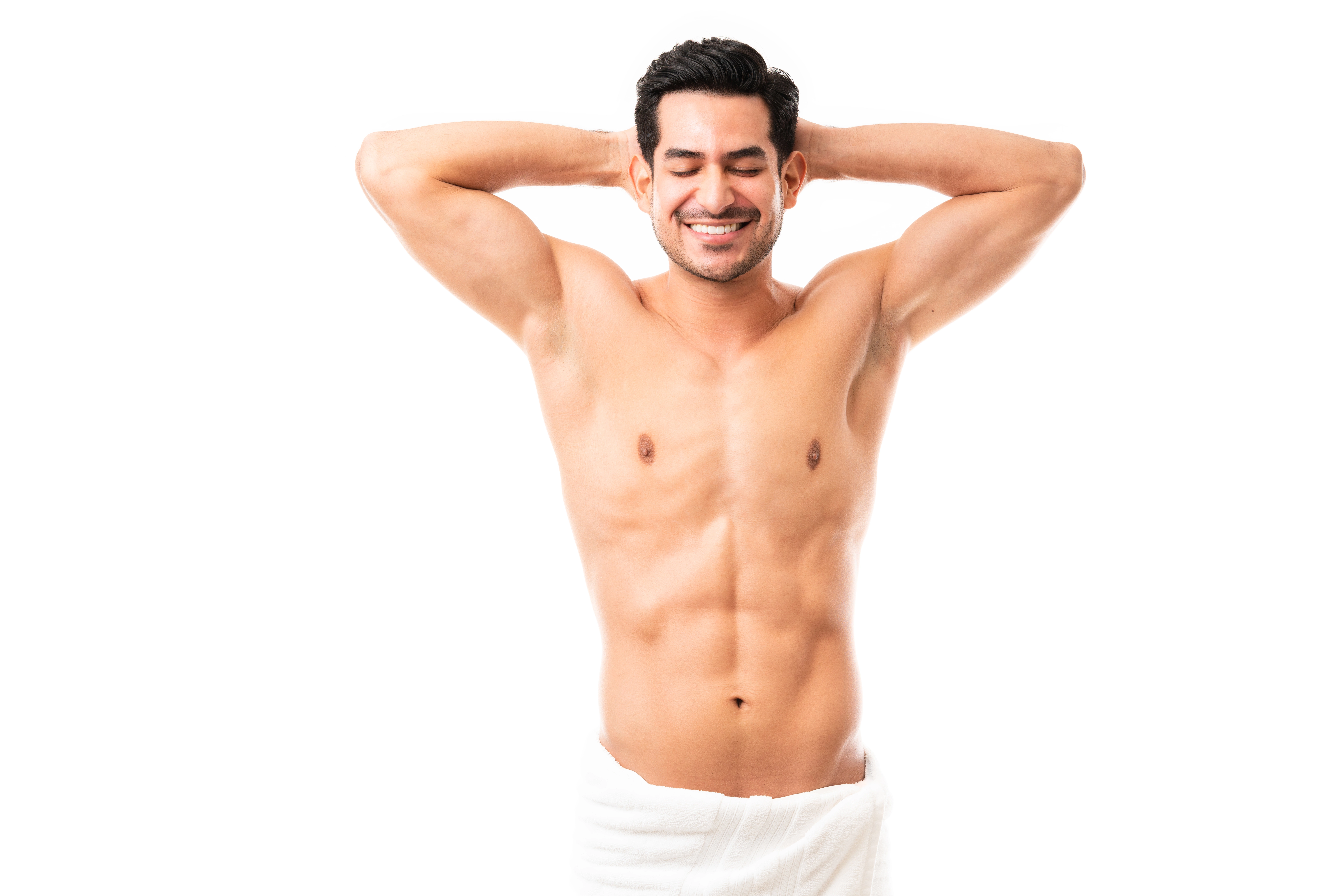 Laser hair removal treatment area — Göğüs ve Sırt
